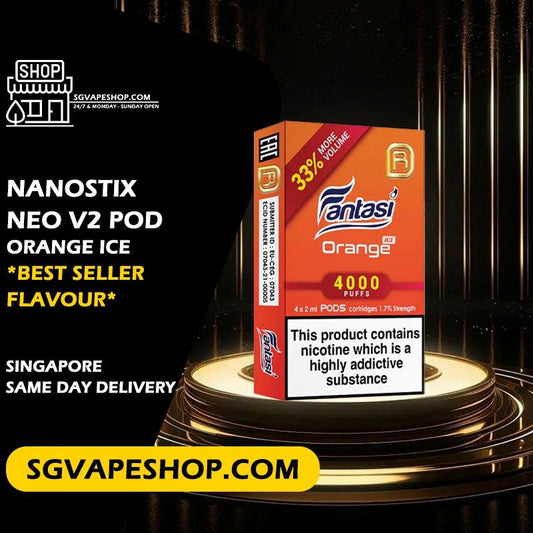 Nanostix Neo V2 Pod Flavour in Singapore - Orange Ice