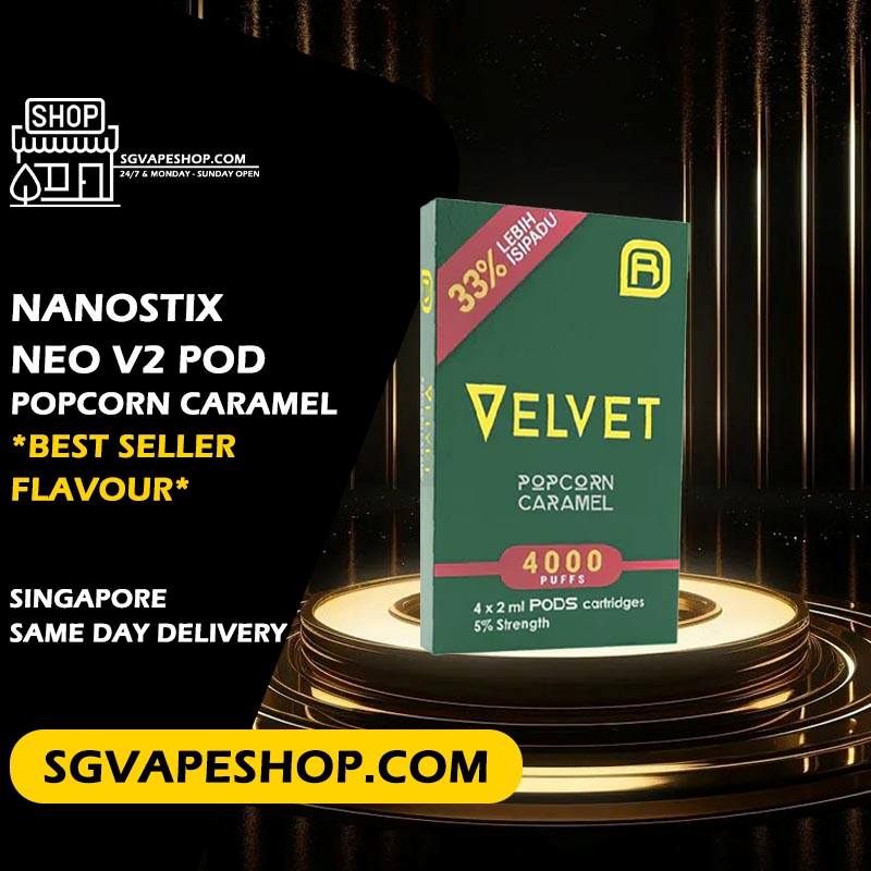 Nanostix Neo V2 Pod Flavour in Singapore - Popcorn Caramel