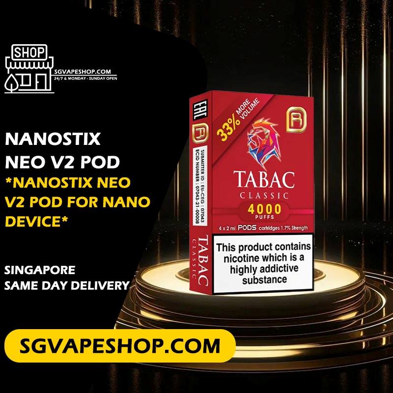Nanostix Neo V2 Pod in Singapore SG VAPE SHOP
