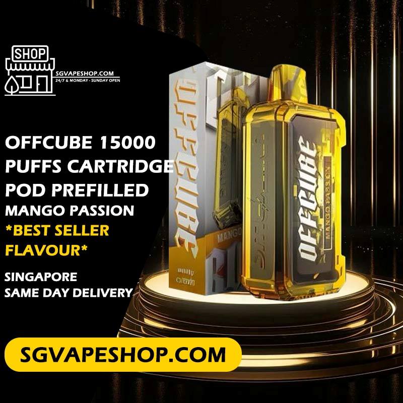 Offcube 15000 Prefilled Cartridge Pod Flavour - Mango Passion