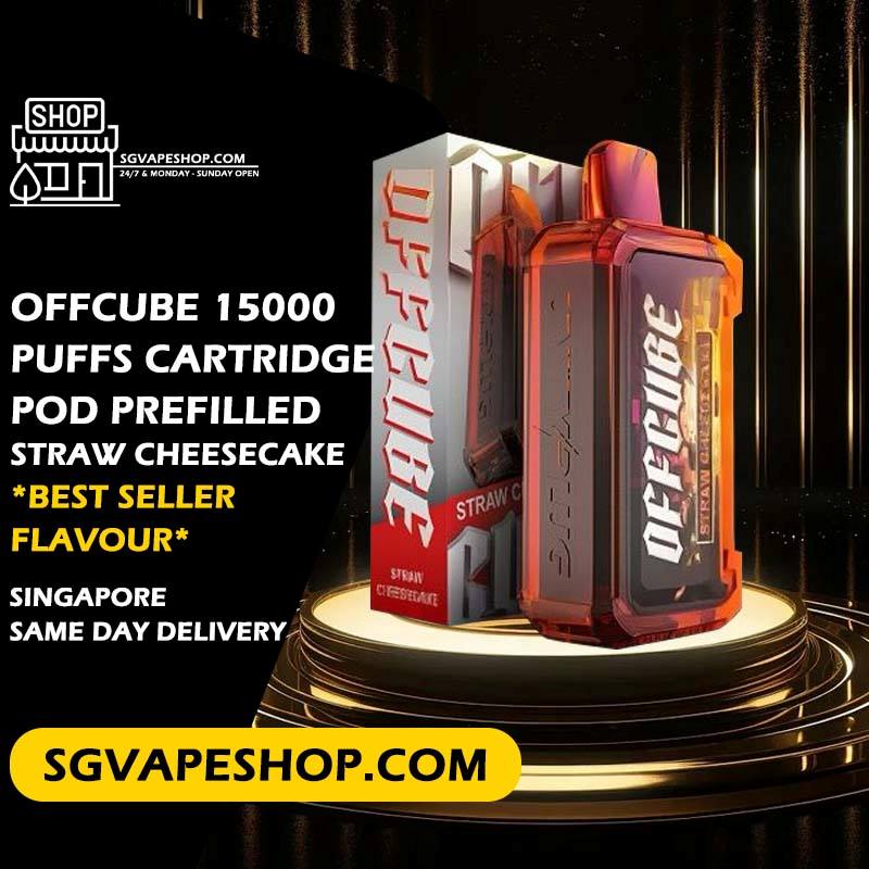 Offcube 15000 Prefilled Cartridge Pod Flavour - Straw Cheesecake