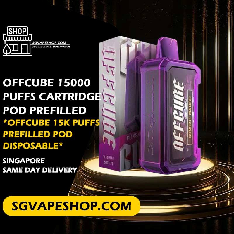 Offcube 15000 Prefilled Cartridge Pod In stock SG VAPE SHOP Singapore