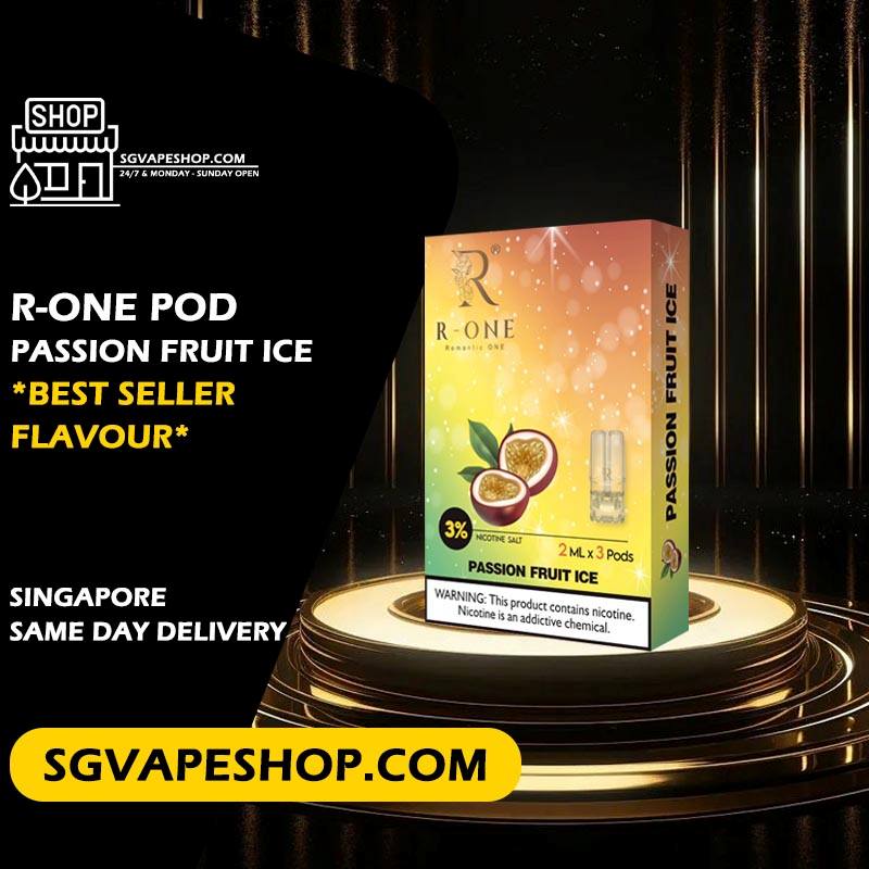 R-ONE POD Flavour In Singapore - Passion Fruit Ice