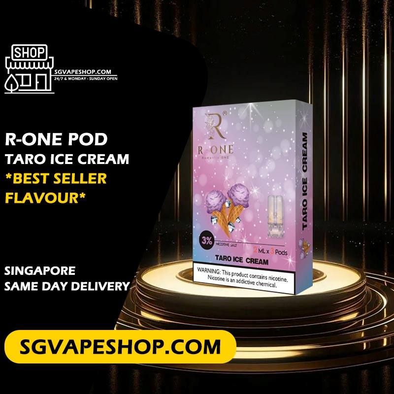 R-ONE POD Flavour In Singapore - Taro Ice Cream