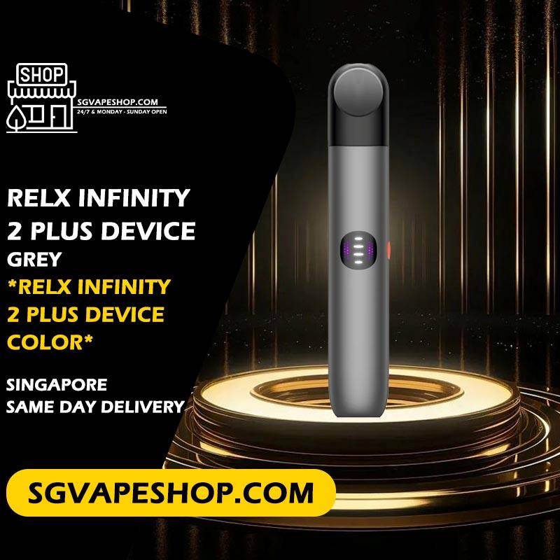Relx Infinity 2 Plus Device Color Ready Stock in Singapore - Grey