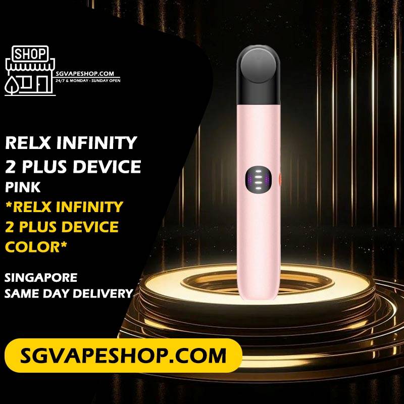 Relx Infinity 2 Plus Device Color Ready Stock in Singapore - Pink