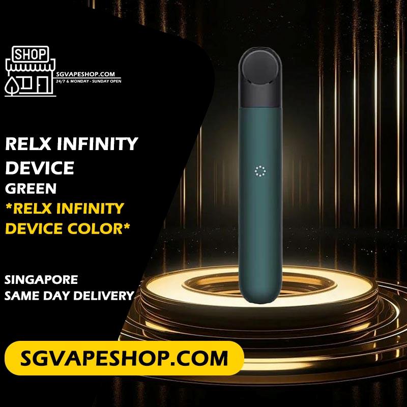 Relx Infinity Device Color Ready Stock in Singapore - Green