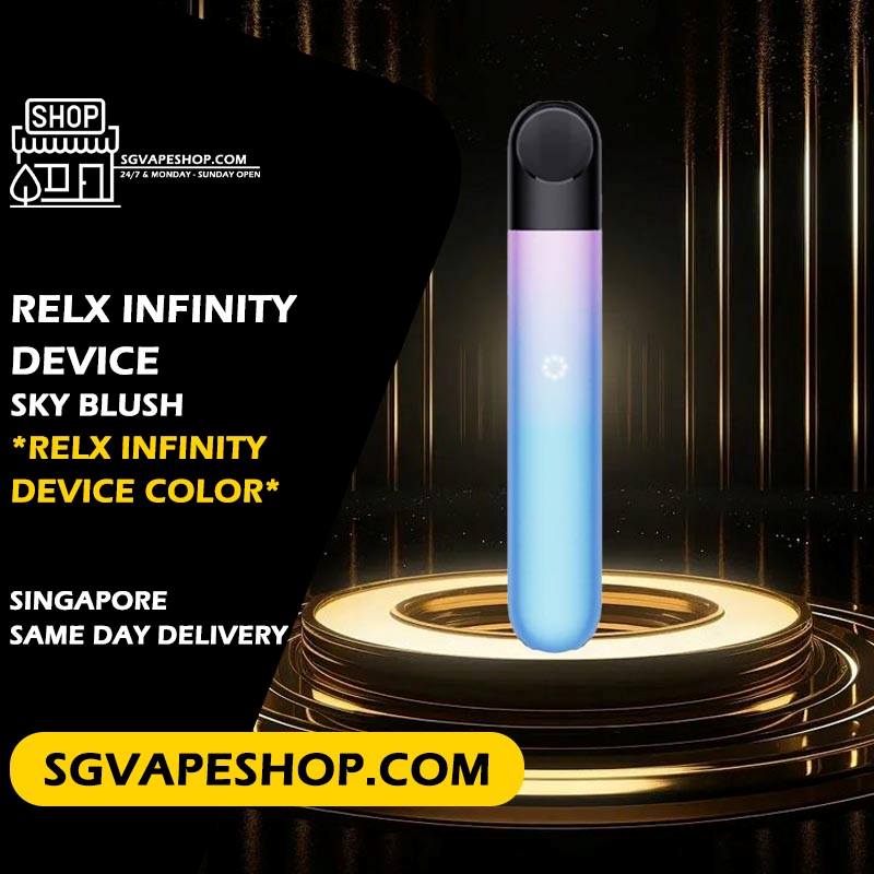 Relx Infinity Device Color Ready Stock in Singapore - Sky Blush