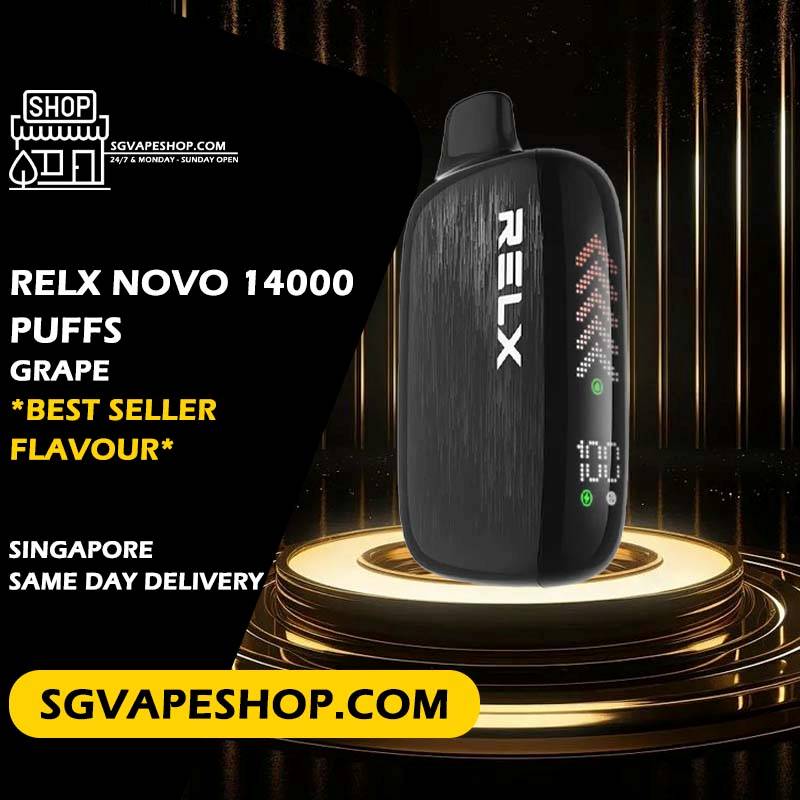 Relx Novo 14000 Disposable Flavour - Grape