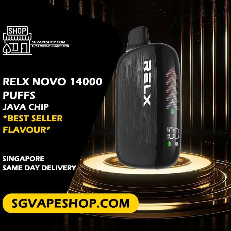 Relx Novo 14000 Disposable Flavour - Java Chip