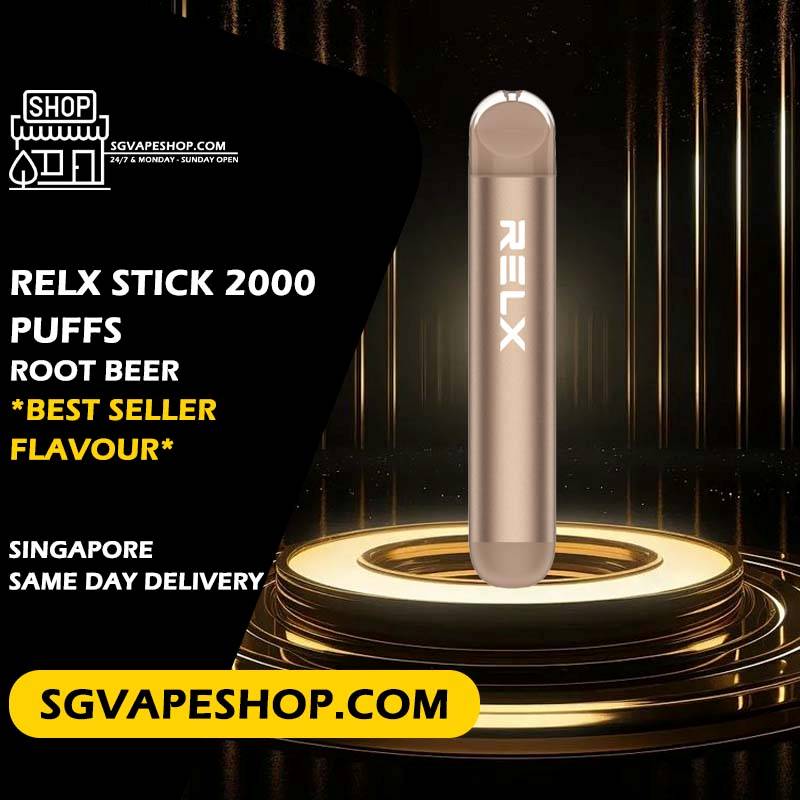 Relx Stick 2000 Disposable Flavour - Root Beer