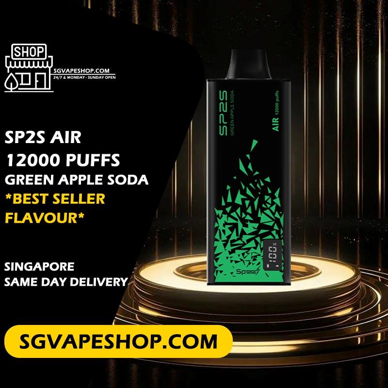 SP2S Air 12000 Disposable Flavour - Green Apple Soda