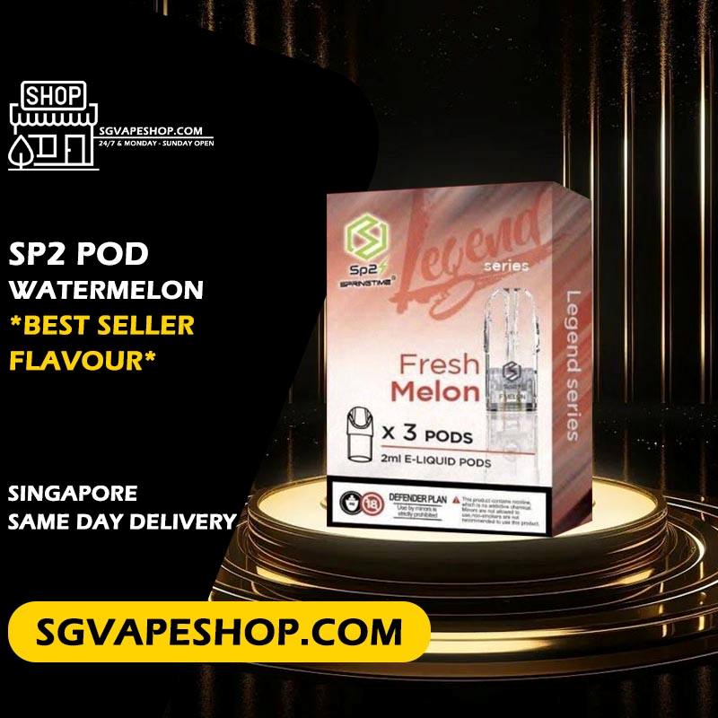 SP2 Pod Flavour in Singapore - Watermelon Fresh Melon