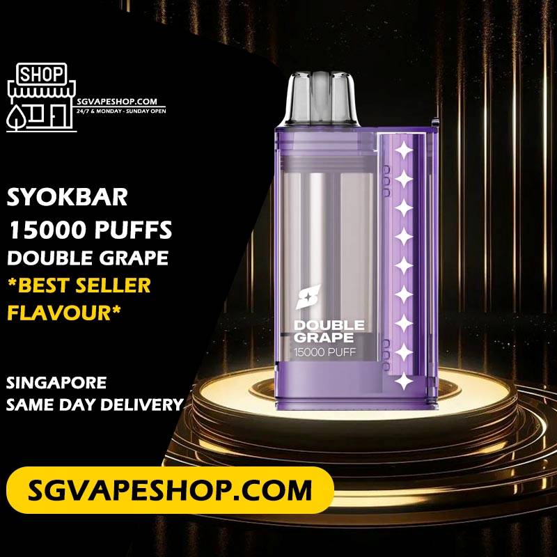 SYOKBAR 15000 Disposable Flavour - Double Grape