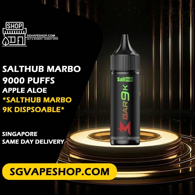 Salthub Marbo 9000 Disposable Flavour - Apple Aloe