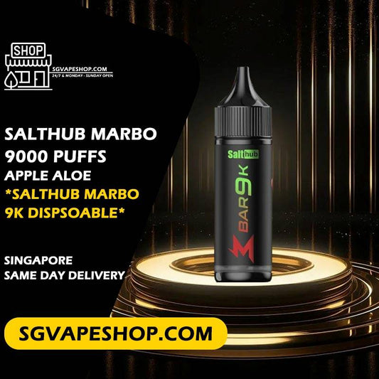 Salthub Marbo 9000 Disposable Flavour - Apple Aloe