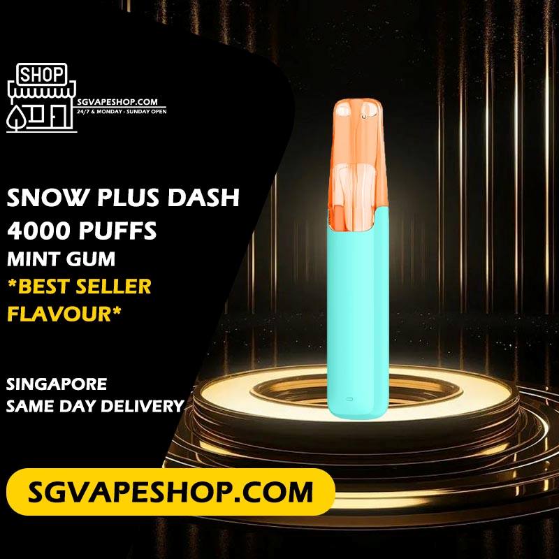 SnowPlus Dash 4000 Disposable Flavour - Mint Gum