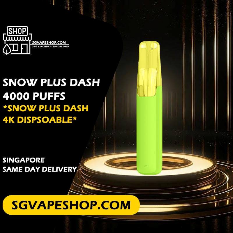 SnowPlus Dash 4000 Disposable in Singapore SG VAPE SHOP