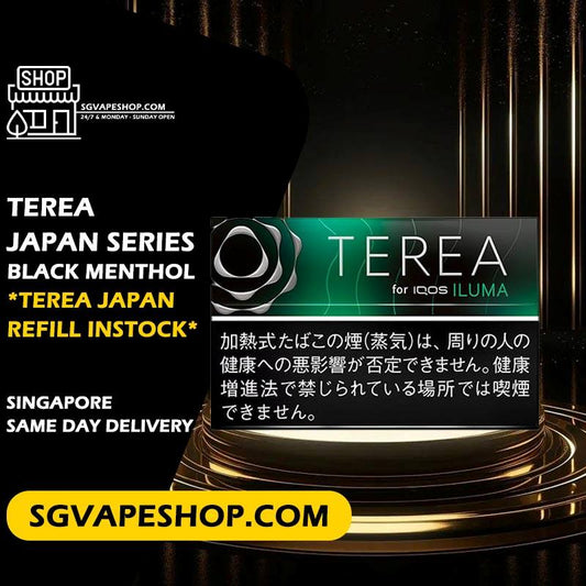 Terea Heatsticks Japan Series Refill in Singapore - Black Menthol