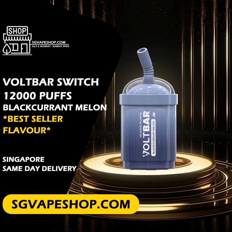 Voltbar Swicth 12000 Disposable Prefilled Cartridge flavour - Blackcurrant Melon