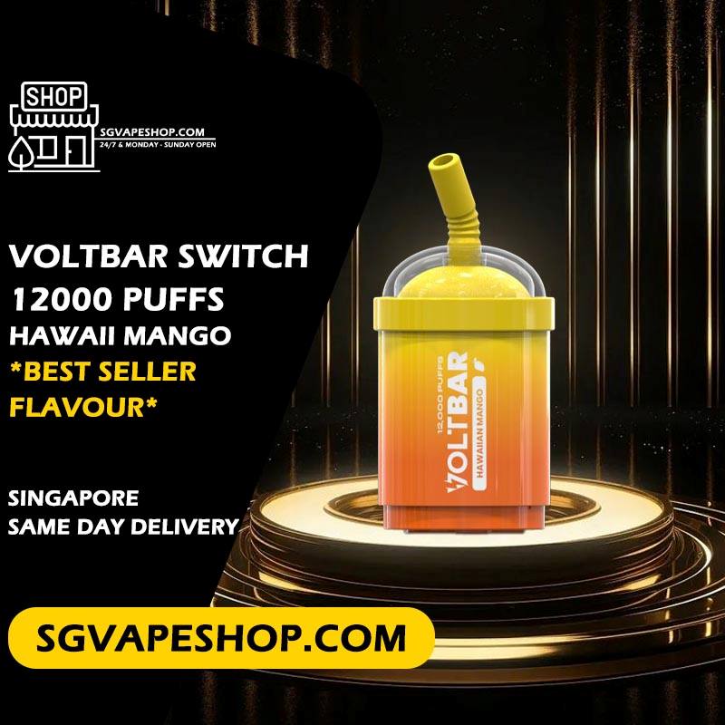 Voltbar Swicth 12000 Disposable Prefilled Cartridge flavour - Hawaii Mango