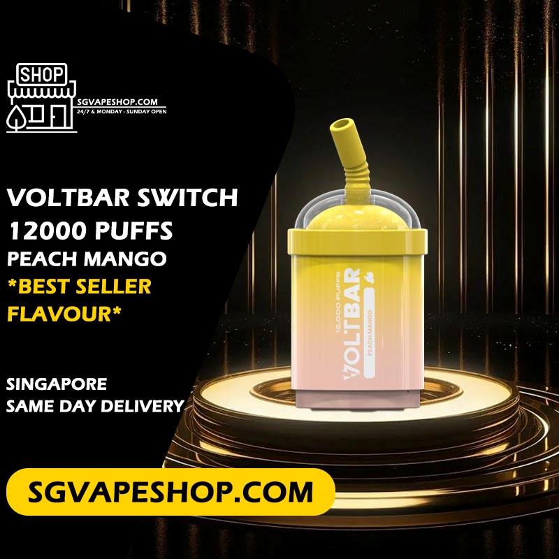 Voltbar Swicth 12000 Disposable Prefilled Cartridge flavour - Peach Mango