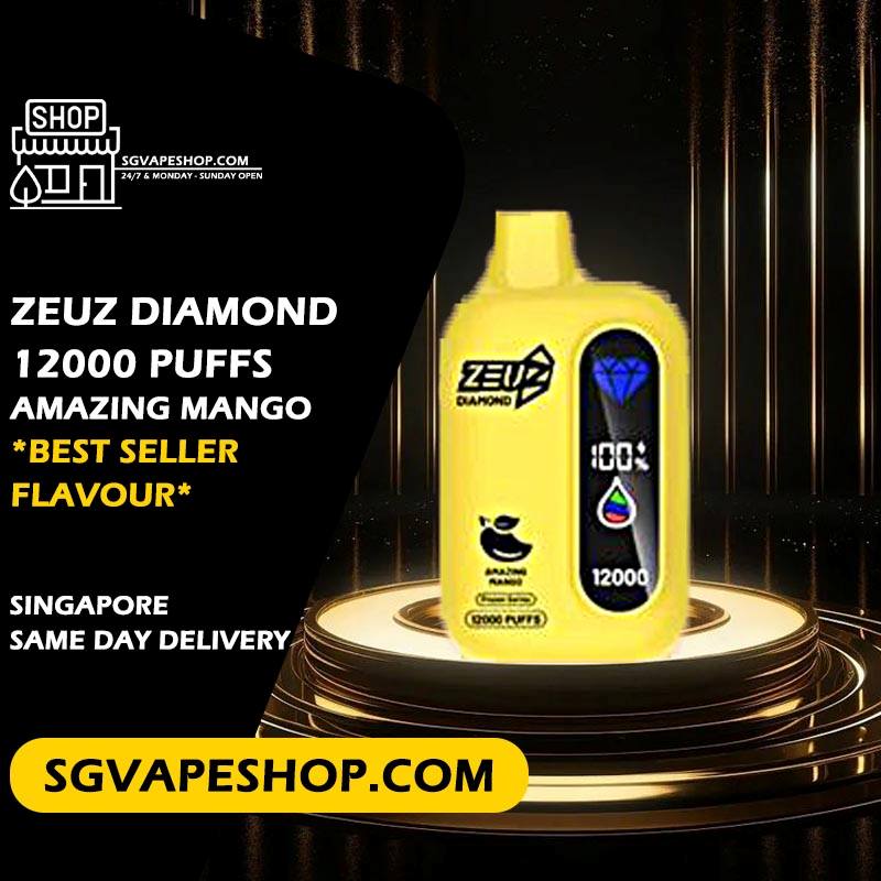 Zeuz Diamond 12000 Disposable Flavour - Amazing Mango