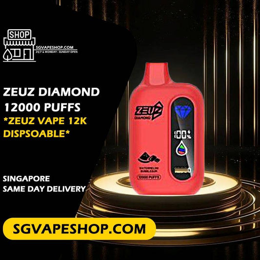 Zeuz Diamond 12000 Disposable in Singapore SG VAPE SHOP