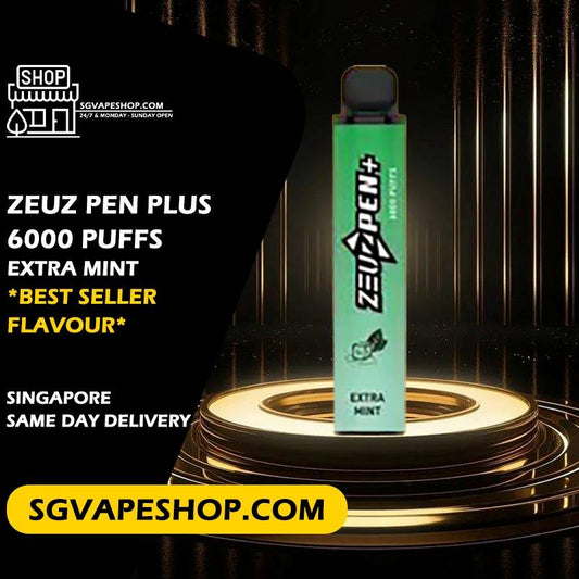 Zeuz Pen Plus 6000 Disposable Flavour - Extra Mint